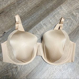 Soma Beige Lace Trim Bra